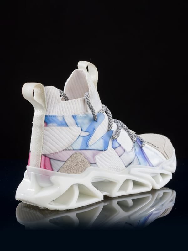 Abstract print High top sneakers 