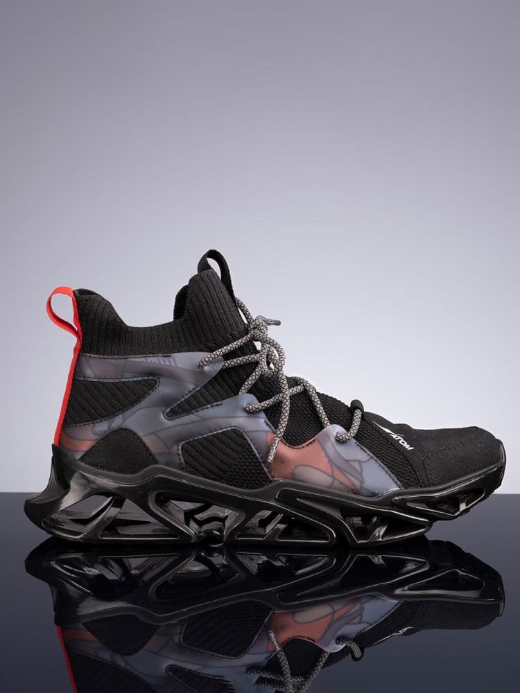 Abstract print High top sneakers 