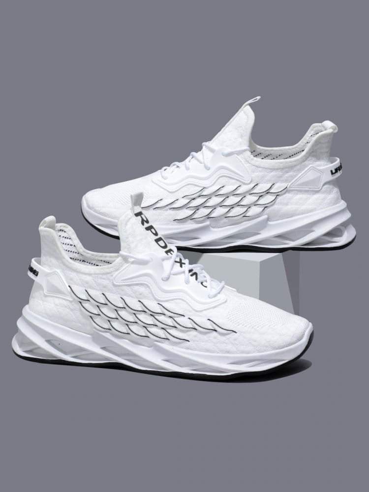 - *RPDF X Geometric Knit Running Sneakers*